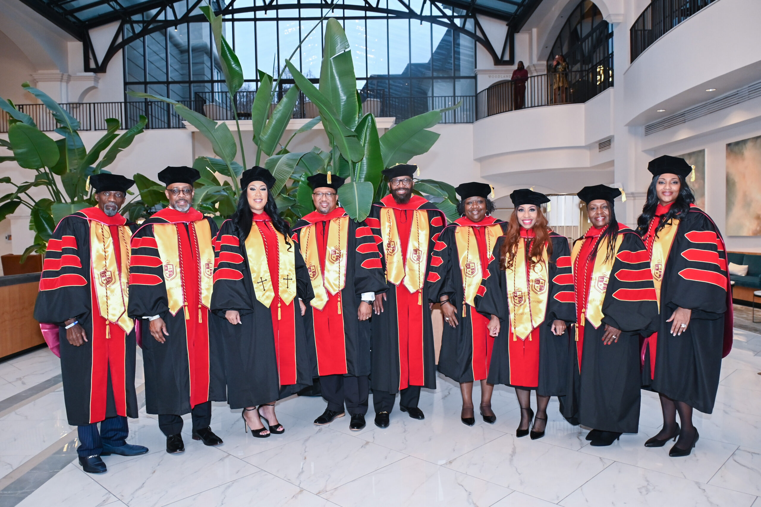 TIUA graduates in academic regalia at the conferral ceremony